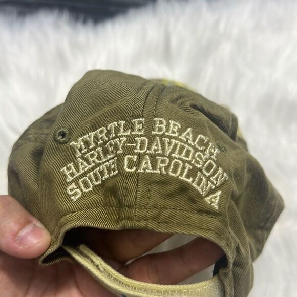 Harley Davidson Womens Baseball Cap Bejeweled Embroidered - Picture 10 of 11